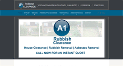 Desktop Screenshot of a1rubbishclearance.co.uk